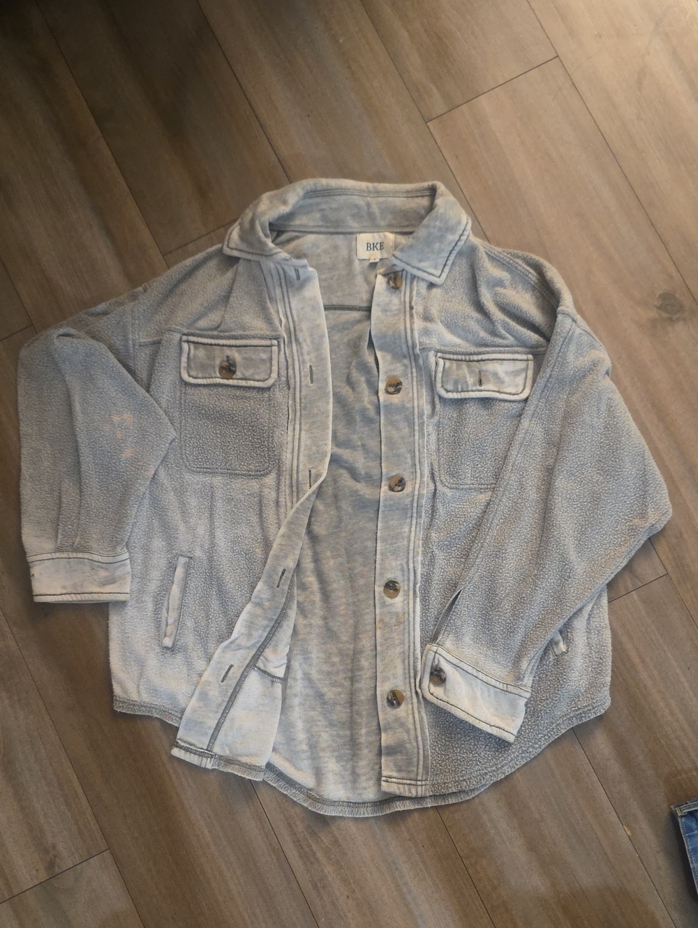 BKE  boyfriend Light Blue button up